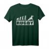 Evolution Rugby Lustig T-Shirt  Humorvolles Sportshirt für Rugbyspieler und Fans, klassisch geschnitten