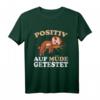 Lustiges Schlafshirt mit Spruch 'Positiv auf Müde getestet'  Bequemes Faultier Nachthemd für Morgenmuffel, Kinder und Erwachsene