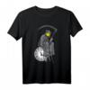 HapBunny Sensenmann Uhr T-Shirt - Lustiges Halloween-Design 2022 für Kinder und Erwachsene, Perfekt für Partys, Trick or Treat & Last-Minute Kostüme
