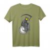 HapBunny Sensenmann Uhr T-Shirt - Lustiges Halloween-Design 2022 für Kinder und Erwachsene, Perfekt für Partys, Trick or Treat & Last-Minute Kostüme