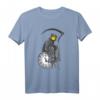 HapBunny Sensenmann Uhr T-Shirt - Lustiges Halloween-Design 2022 für Kinder und Erwachsene, Perfekt für Partys, Trick or Treat & Last-Minute Kostüme