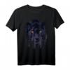 Schwarzer Panther Raubtier T-Shirt - Dschungelbewohner Tier Design für Katzen- und Wildkatzenliebhaber, Naturfreunde & Jaguar Fans