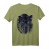 Schwarzer Panther Raubtier T-Shirt - Dschungelbewohner Tier Design für Katzen- und Wildkatzenliebhaber, Naturfreunde & Jaguar Fans