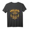 Lustiges Polizei Rentner T-Shirt mit Spruch  Witziges Geschenk für pensionierte Polizisten & Kriminalbeamte zu Weihnachten & Geburtstag