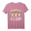 Verrückte Igel Lady Damen T-Shirt  Süßes Tiermotiv, ideales Geschenk für Igel-Liebhaberinnen zu Weihnachten, Muttertag & Geburtstag