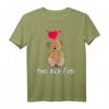 Shirt mit Teddybär und Spruch 'Hab dich Lieb'  Lustiges und Süßes Teddy Bär T-Shirt für Bärenliebhaber, Bärenmama & Bärenpapa