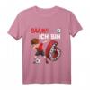 Kinder 6. Geburtstag Fußball T-Shirt für Jungen - Dab Pose, Fußball und Zahl 6, ideales Geschenk für Geburtstagsfeier & Fußballfans
