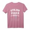 Zwillingspapa 2023 T-Shirt - Stolzes Vaterdesign mit Spruch zur Geburt deiner Zwillinge, lustig und klassisch geschnitten