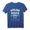 Zwillingspapa 2023 T-Shirt - Stolzes Vaterdesign mit Spruch zur Geburt deiner Zwillinge, lustig und klassisch geschnitten