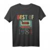 Best Of 1984 Kassette T-Shirt  Retro Kleidung zum Geburtstag für Damen und Herren, ideal für 80er-Jahre-Fans