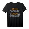Witziges Kaffee und Whisky T-Shirt mit Spruch - Lustiges Geschenk für Männer und Frauen zu Weihnachten, Geburtstag & Urlaub