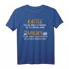 Witziges Kaffee und Whisky T-Shirt mit Spruch - Lustiges Geschenk für Männer und Frauen zu Weihnachten, Geburtstag & Urlaub
