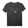 Herzschlag Schaukel Budgie EKG T-Shirt für Vogelliebhaber  Perfektes Geschenk für Wellensittich- und Vogelfreunde