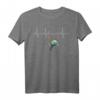 Herzschlag Schaukel Budgie EKG T-Shirt für Vogelliebhaber  Perfektes Geschenk für Wellensittich- und Vogelfreunde