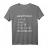 Und Gott sprach .. und es war Licht - Maxwell-Gleichungen Physik T-Shirt für Wissenschafts-Nerds & Physiker