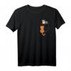 Lustiges Katzen T-Shirt mit Brusttaschen-Design  Perfektes Geschenk für Katzenliebhaber zum Geburtstag, Weihnachten, Vatertag & Muttertag