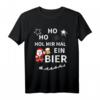 Lustiges Ho Ho Hol mir mal ein Bier Weihnachts Ugly Xmas T-Shirt  Perfekt für Weihnachtsfeiern, Weihnachtsmärkte und Bierliebhaber