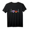 Thailand Deutschland Herzschlag Flagge T-Shirt - Kulturelle Verbundenheit, Freundschaft und Liebe zu beiden Ländern