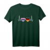 Thailand Deutschland Herzschlag Flagge T-Shirt - Kulturelle Verbundenheit, Freundschaft und Liebe zu beiden Ländern