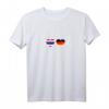 Thailand Deutschland Herzschlag Flagge T-Shirt - Kulturelle Verbundenheit, Freundschaft und Liebe zu beiden Ländern