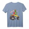 Kinder 6. Geburtstag Deko & T-Shirt - Ich bin 6 TRex Monster Truck für Jungen, perfekte Geburtstagsgeschenkidee mit Dinosaurier und Monster Truck Motiv