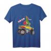 Kinder 6. Geburtstag Deko & T-Shirt - Ich bin 6 TRex Monster Truck für Jungen, perfekte Geburtstagsgeschenkidee mit Dinosaurier und Monster Truck Motiv