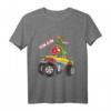 Kinder 6. Geburtstag Deko & T-Shirt - Ich bin 6 TRex Monster Truck für Jungen, perfekte Geburtstagsgeschenkidee mit Dinosaurier und Monster Truck Motiv
