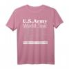 U.S. Army World Tour T-Shirt  Stolze Militärmutter mit Flagge, patriotische Kleidung für Familien und Veteranen