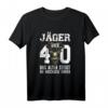 Jäger über 40 - Lustiges 40er Design für den Waidmann T-Shirt mit Hirschmotiv und humorvollem Text zum Geburtstag, Jubiläum oder Weihnachten