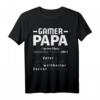 Gaming Zocken Gamer Games Spielen Zocker Videospiel Gamepad T-Shirt - Lustiges Geschenk für Gamer Papa & Videospiel-Fans zum Vatertag