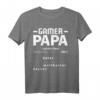 Gaming Zocken Gamer Games Spielen Zocker Videospiel Gamepad T-Shirt - Lustiges Geschenk für Gamer Papa & Videospiel-Fans zum Vatertag
