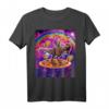 Space Cat Lover Riding Dinosaurier T Rex Unicorn Pizza Taco - Buntes, lustiges T-Shirt für Katzen-, Dinosaurier- und Einhorn-Fans, perfekt für Cinco de Mayo