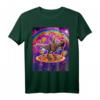 Space Cat Lover Riding Dinosaurier T Rex Unicorn Pizza Taco - Buntes, lustiges T-Shirt für Katzen-, Dinosaurier- und Einhorn-Fans, perfekt für Cinco de Mayo