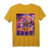 Space Cat Lover Riding Dinosaurier T Rex Unicorn Pizza Taco - Buntes, lustiges T-Shirt für Katzen-, Dinosaurier- und Einhorn-Fans, perfekt für Cinco de Mayo