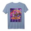Space Cat Lover Riding Dinosaurier T Rex Unicorn Pizza Taco - Buntes, lustiges T-Shirt für Katzen-, Dinosaurier- und Einhorn-Fans, perfekt für Cinco de Mayo