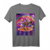 Space Cat Lover Riding Dinosaurier T Rex Unicorn Pizza Taco - Buntes, lustiges T-Shirt für Katzen-, Dinosaurier- und Einhorn-Fans, perfekt für Cinco de Mayo