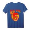 Kinder Fünfter Geburtstag Jungen & Mädchen Drachen T-Shirt - 5 Jahre alt Geburtstagsdesign für Kinder