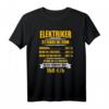 Elektriker Stundenlohn T-Shirt - Lustiges Geschenk für Elektriker, Elektromeister & Stromarbeiter zum Geburtstag & Weihnachten