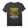 Elektriker Stundenlohn T-Shirt - Lustiges Geschenk für Elektriker, Elektromeister & Stromarbeiter zum Geburtstag & Weihnachten