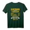 Elektriker Stundenlohn T-Shirt - Lustiges Geschenk für Elektriker, Elektromeister & Stromarbeiter zum Geburtstag & Weihnachten