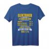 Elektriker Stundenlohn T-Shirt - Lustiges Geschenk für Elektriker, Elektromeister & Stromarbeiter zum Geburtstag & Weihnachten