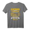 Elektriker Stundenlohn T-Shirt - Lustiges Geschenk für Elektriker, Elektromeister & Stromarbeiter zum Geburtstag & Weihnachten