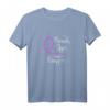 Damen Niemals Opfer immer Kämpfer Brustkrebs T-Shirt - Starkes Motiv zum HapBunny für Frauen mit Brustkrebs