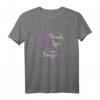 Damen Niemals Opfer immer Kämpfer Brustkrebs T-Shirt - Starkes Motiv zum HapBunny für Frauen mit Brustkrebs
