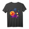 Sonnensystem Motiv mit Sonne, Planeten, Sternen & Galaxien - Farbenfrohes Astronomie T-Shirt als Geschenk für Weltraum-Fans