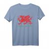 Cymru Am Byth Welsh Rugby Dragon Wales Supporter T-Shirt  Stolzes Walisisches Fan-Shirt für Spiele, Turniere & Supporter-Geschenke