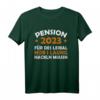 Pension 2023 T-Shirt - Lustiges Abschiedsgeschenk für Rentner & Pensionisten aus Österreich, ideales Geschenk für den letzten Arbeitstag