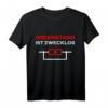 Widerstand Ist Zwecklos - Elektriker Elektroniker Spruch T-Shirt, lustiges Retro Design Geschenk für Elektriker, Nerds und Elektrotechnik-Fans