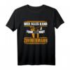 Wer alles kann wird Zimmermann - Lustiges Zimmerer Beruf T-Shirt für Handwerker, Gesellen & Meister als Geschenk zu Geburtstag, Weihnachten & Vatertag