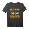 Wer alles kann wird Zimmermann - Lustiges Zimmerer Beruf T-Shirt für Handwerker, Gesellen & Meister als Geschenk zu Geburtstag, Weihnachten & Vatertag